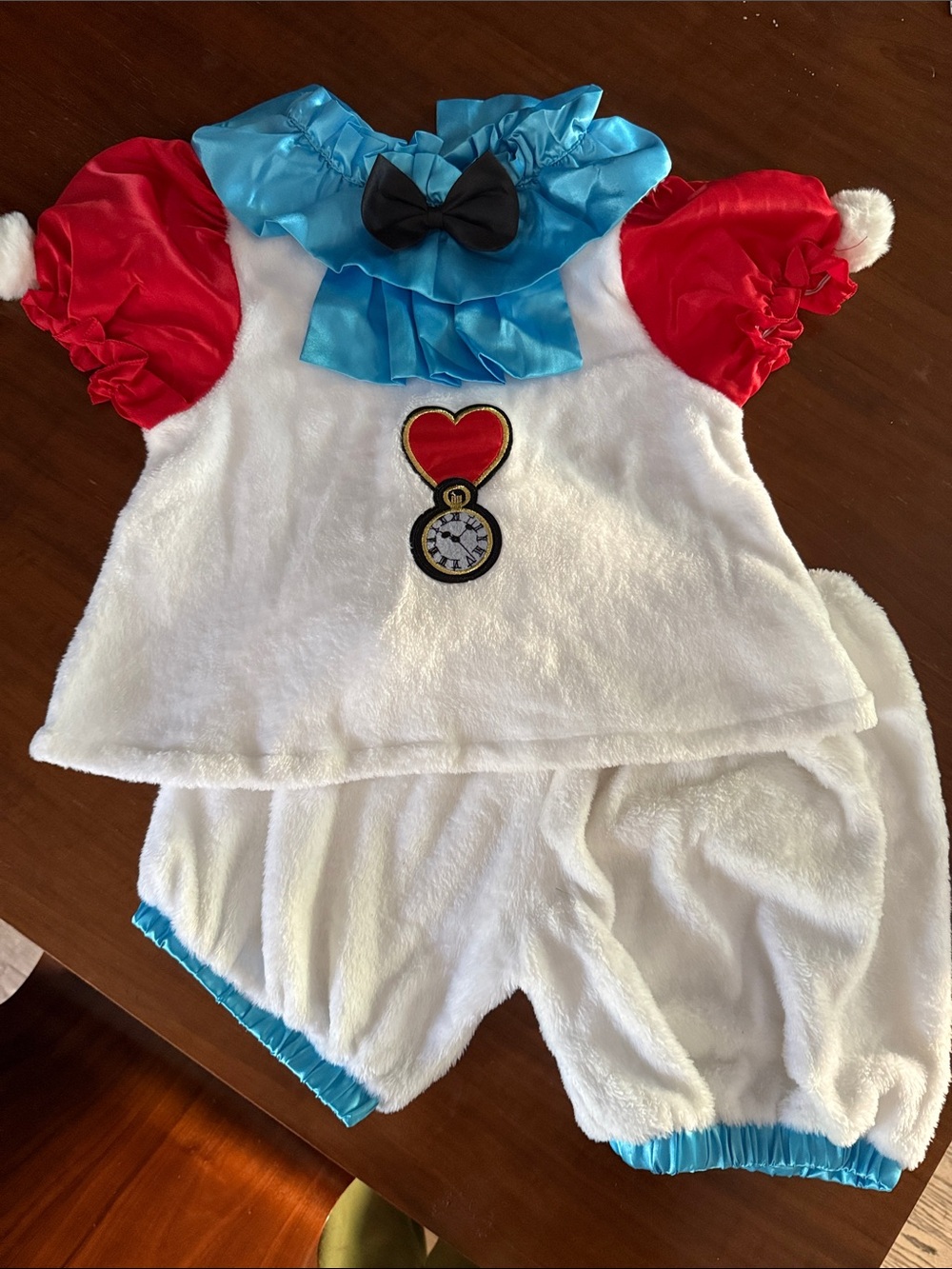 Kids white rabbit from Alice in Wonderland costume